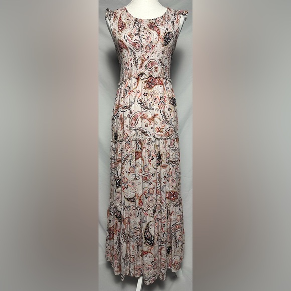Abel The Label Dresses & Skirts - ABEL THE LABEL Anthropologie Floral Boho Cottage Summer Maxi Dress Size S